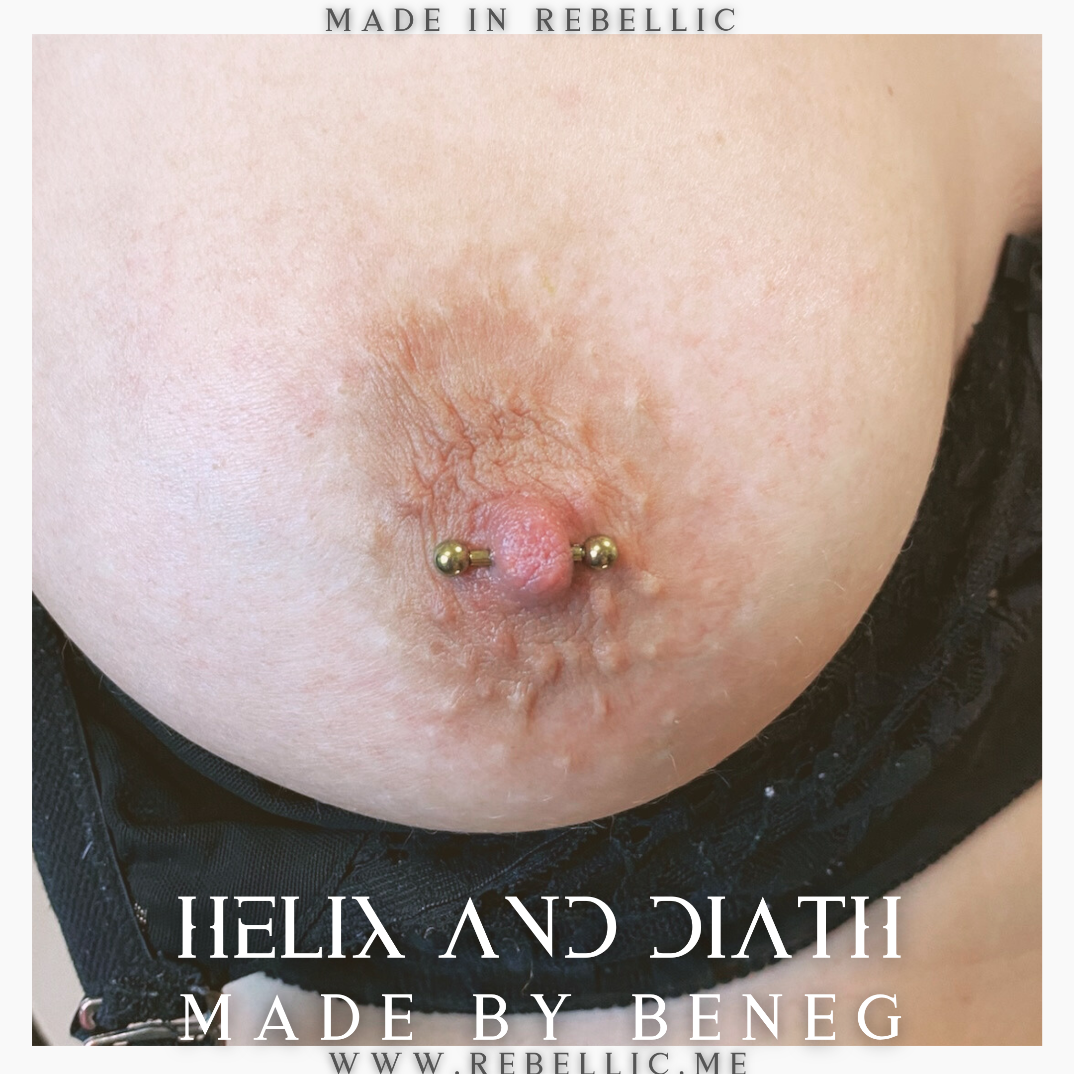 Nipple piercing