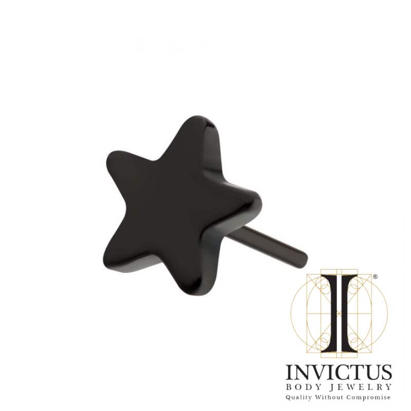 Black PVD Titanium Star
