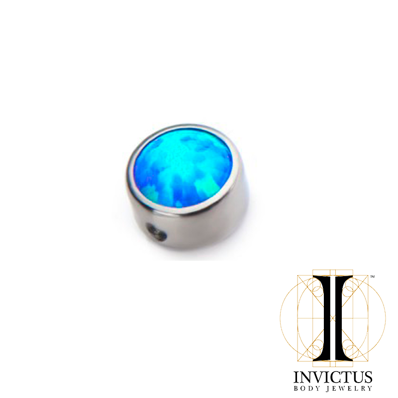 Titanium Synthetic Opal Replacement Dimple Beads - REBELLIC