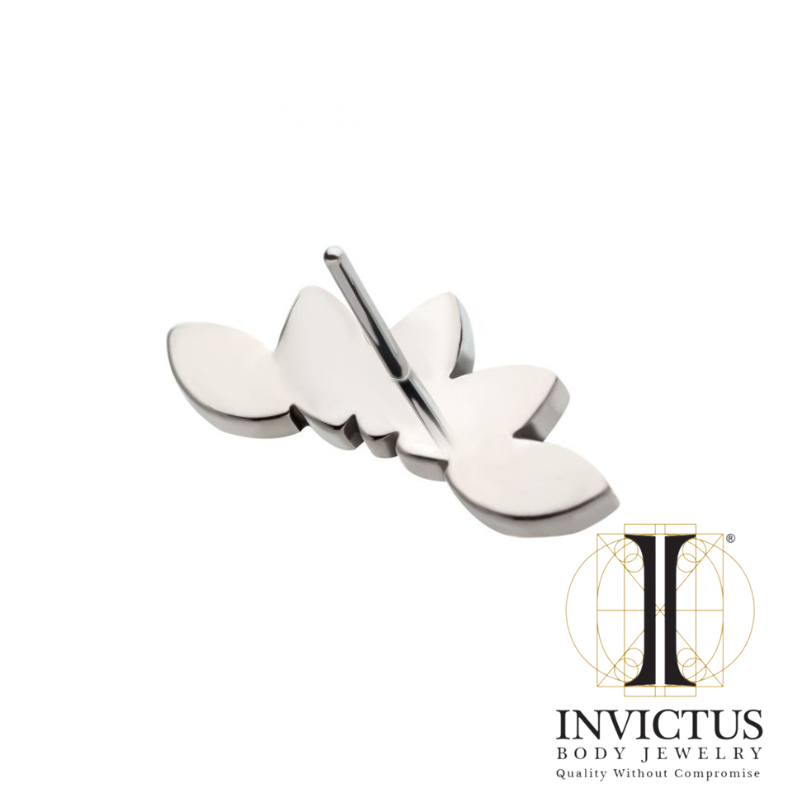 Titanium Hammered Marquise Cluster Fan Shape Top