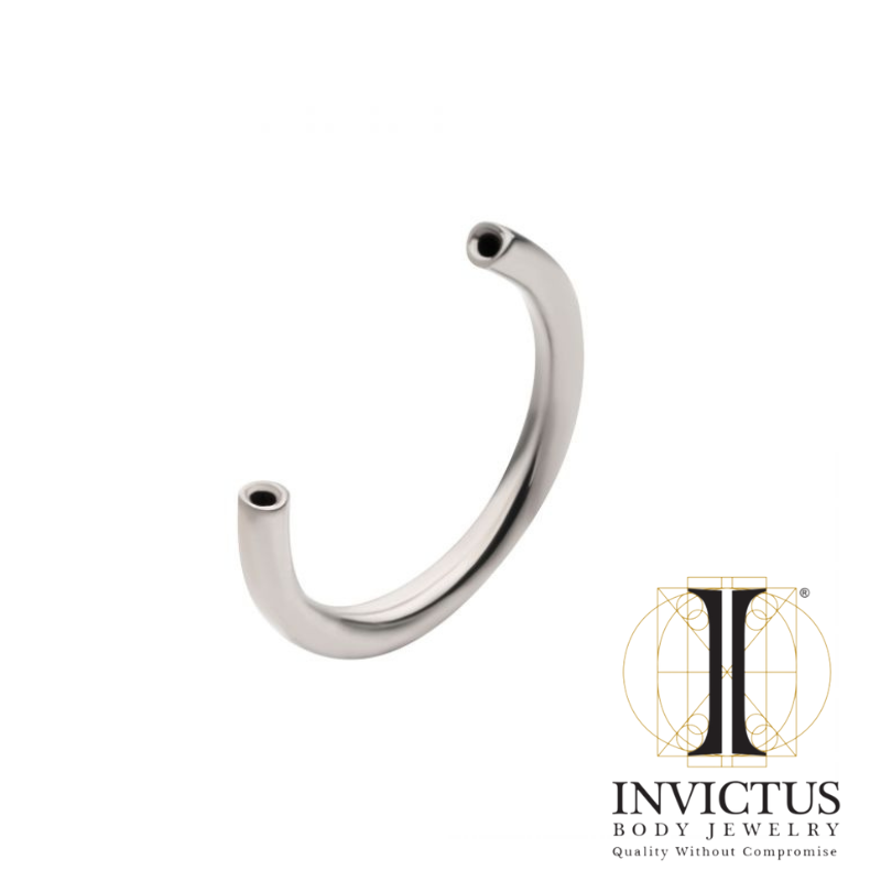 16g Threadless Titanium Circular Barbell