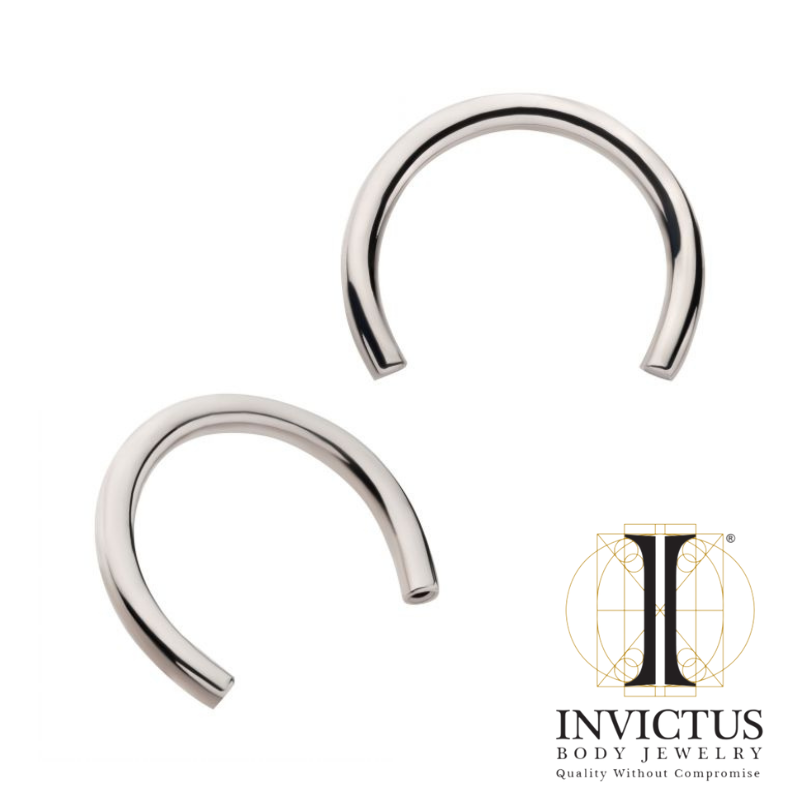 16g Threadless Titanium Circular Barbell