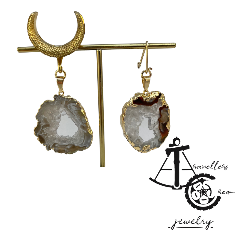 Bøjler med AGATE (par)