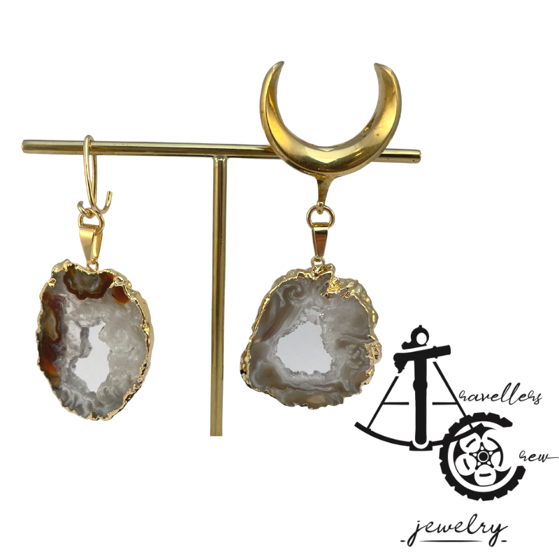 Bøjler med AGATE (par)