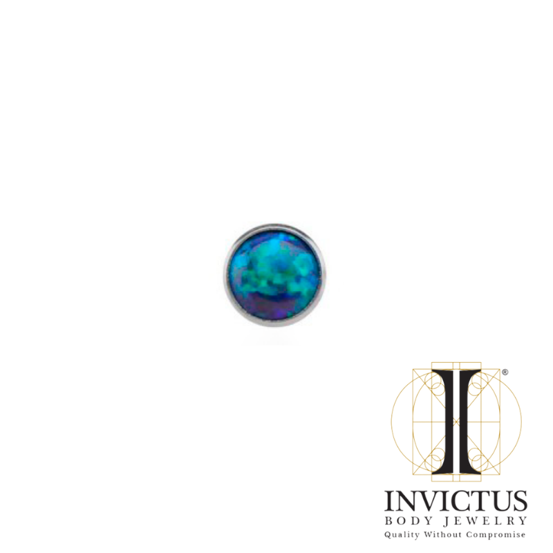 16g Titanium Bezel Opal Ends - REBELLIC
