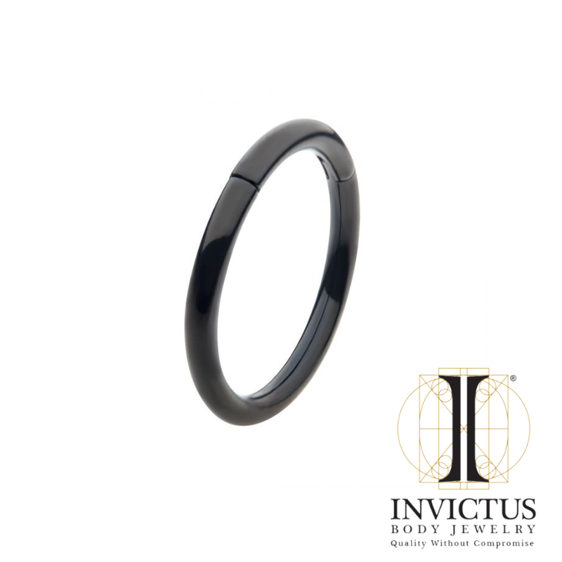14g - Titanium Black PVD Hinged Segment