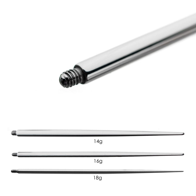 Internally Threaded Titanium Pin - REBELLIC