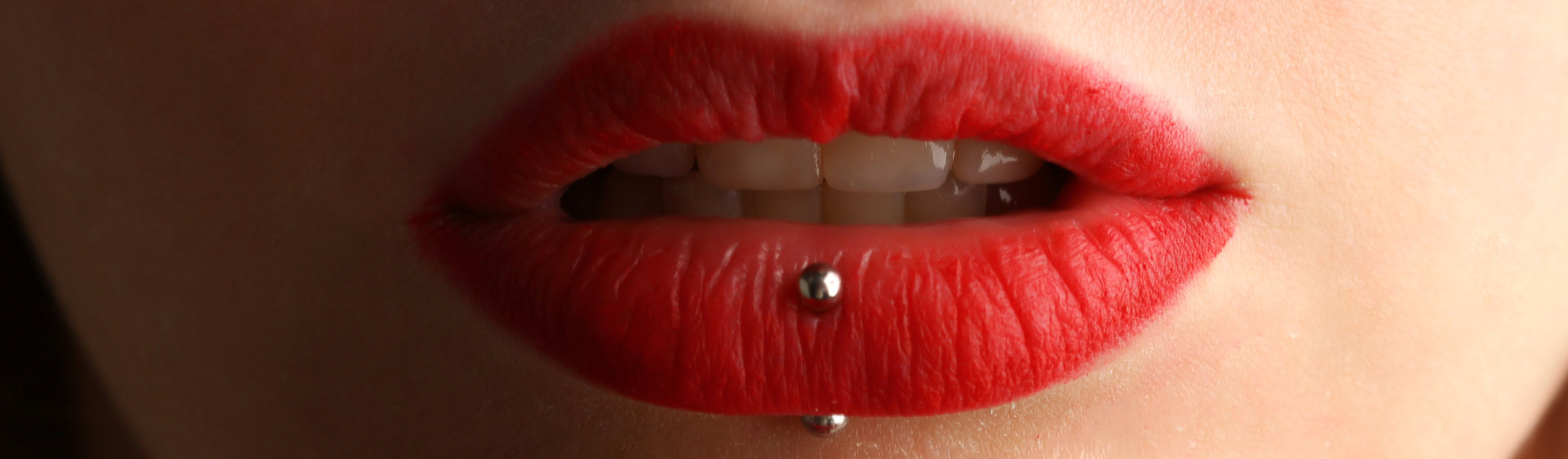 Lip piercing