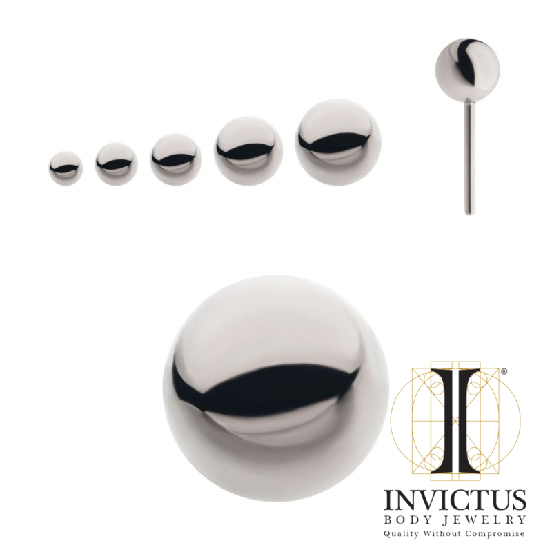 Titanium Threadless Ball Ends