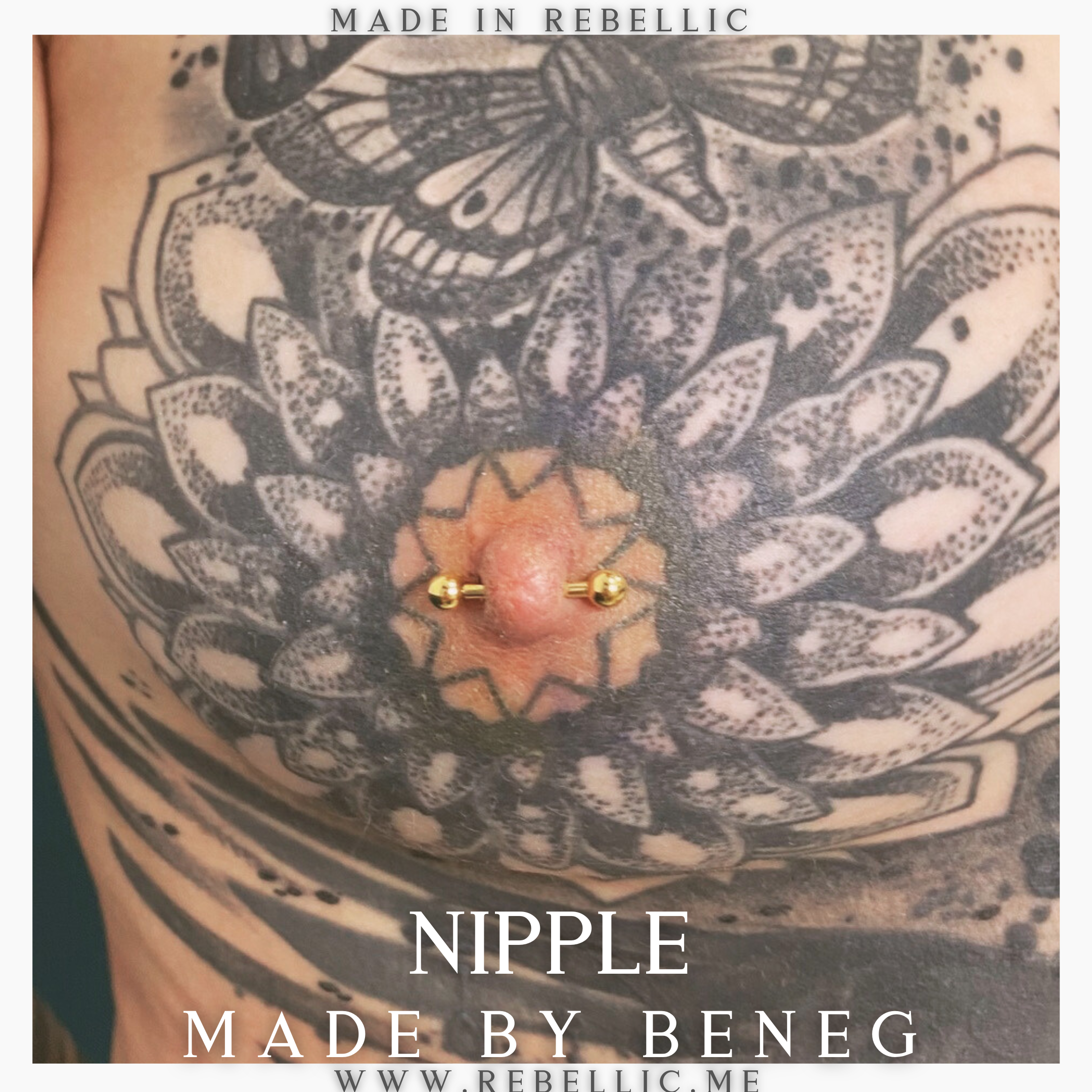 Nipple piercing