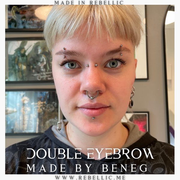 Eyebrow piercing
