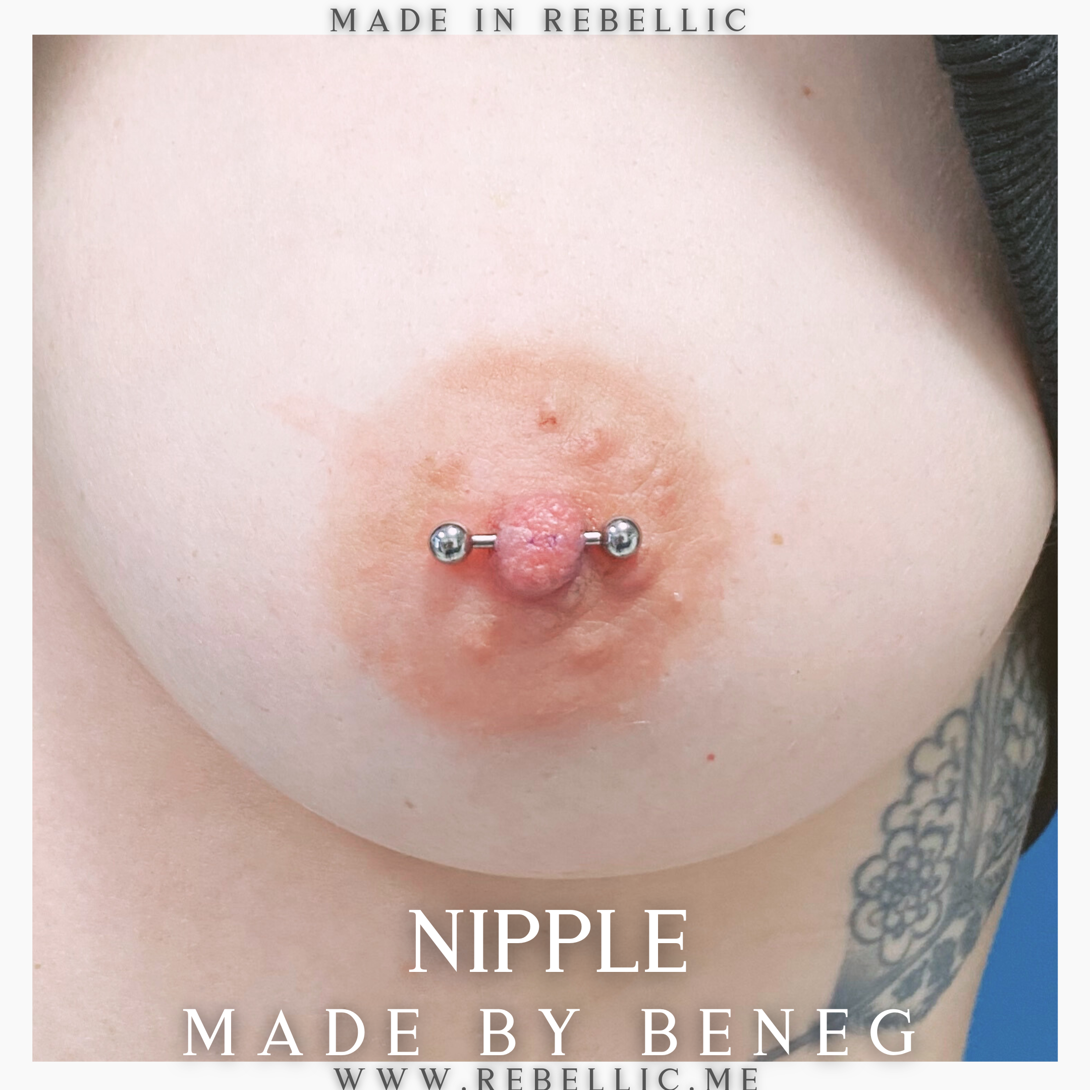 Nipple piercing