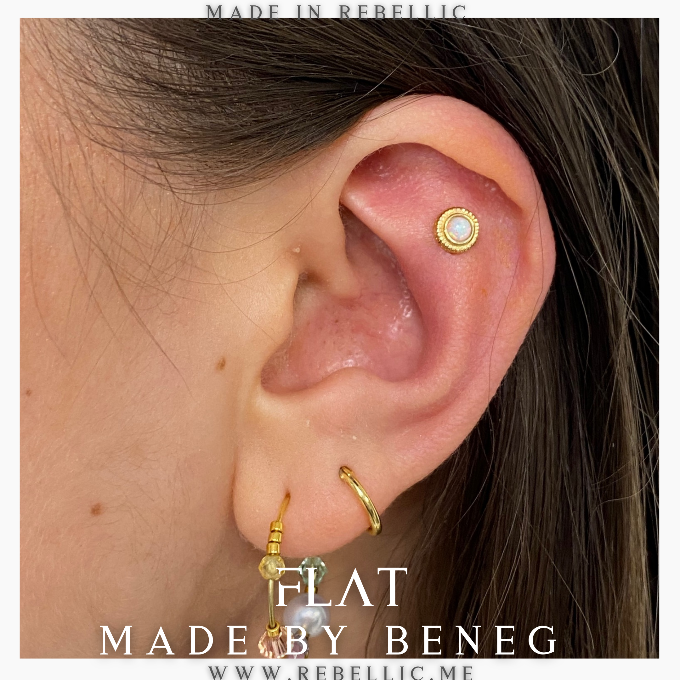 FLAT PIERCING. PIERCING COPENHAGEN