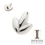 Titanium 3 Petal Shape Cluster Top