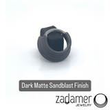 Titanium Triple Weld-Faceted Hinged Rings Clickers