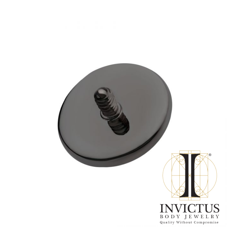 Black PVD Titanium Hammered Disk Top