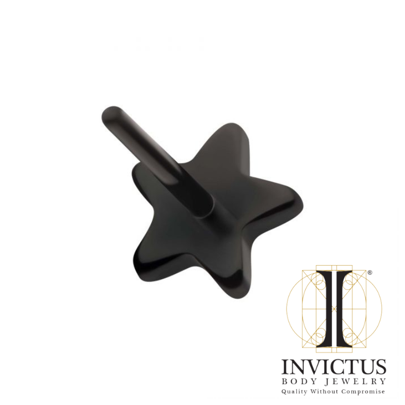 Black PVD Titanium Star