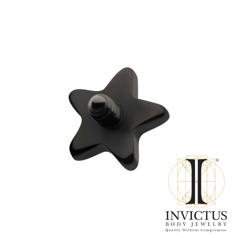 Black PVD Titanium Star