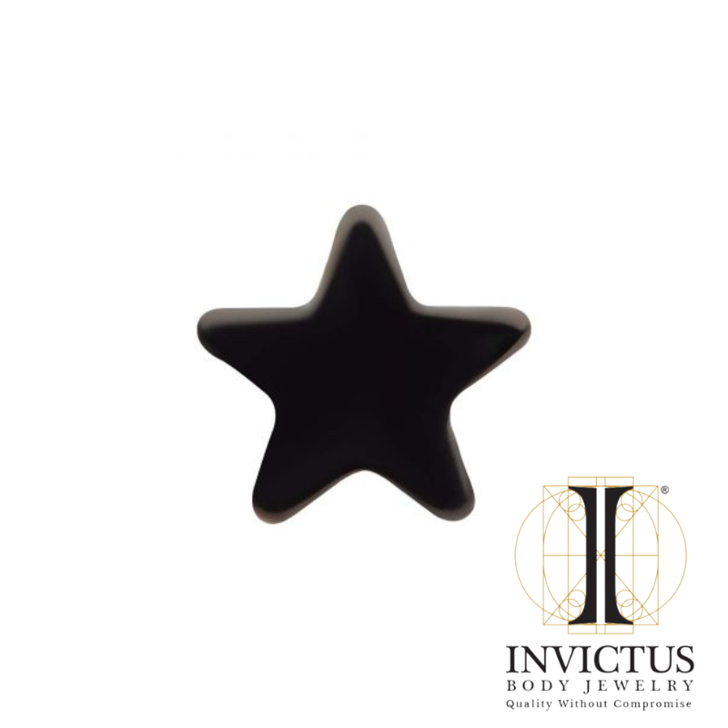 Black PVD Titanium Star