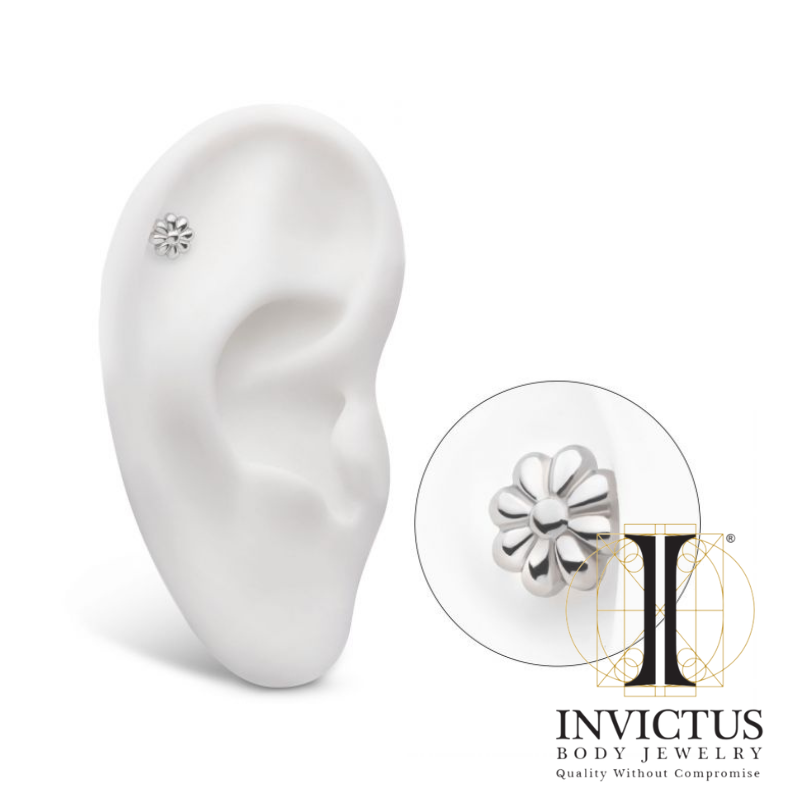 Titanium Petal Flower Ends