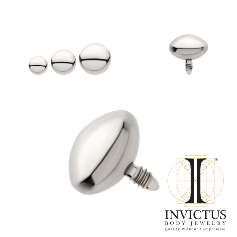 UFO Shape Disk Titanium Internally Threaded Ends