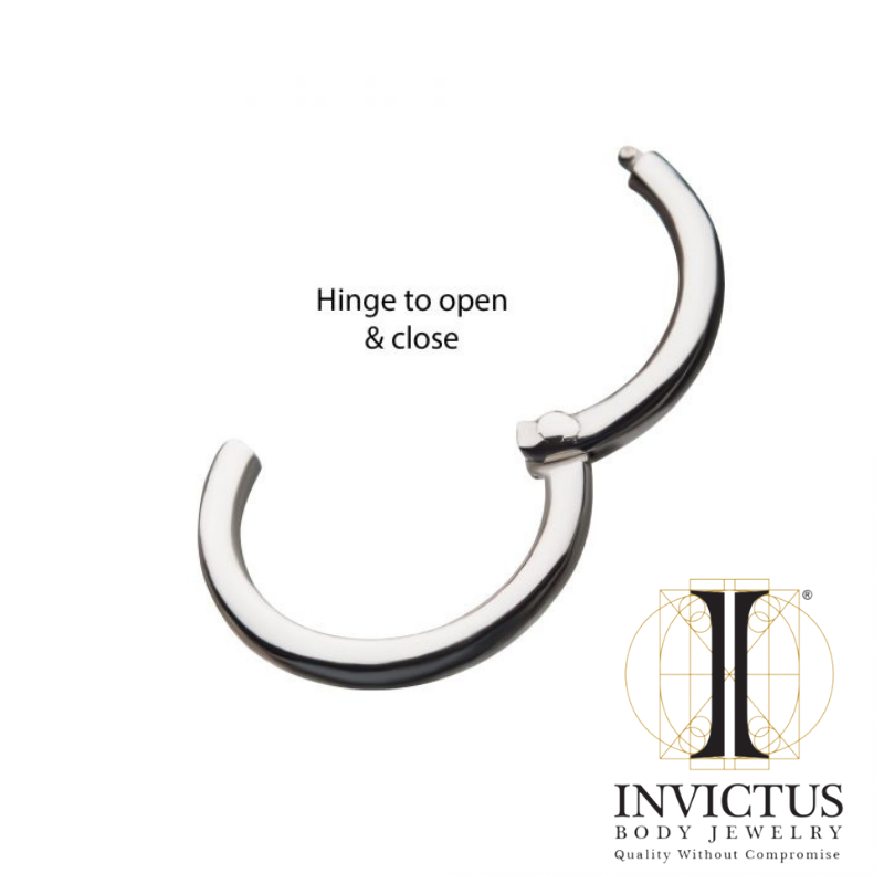 16G - 14kt White Gold Hinged Segment