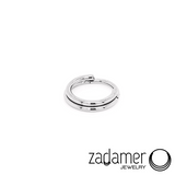 Titanium Double Hinged Rings Clickers