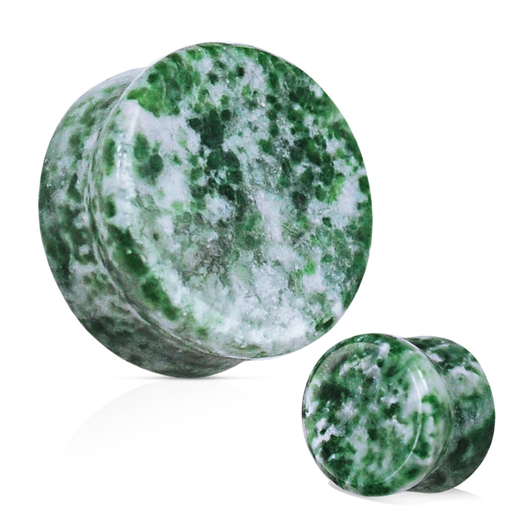 Amazonite stenprop dobbelt flare sadel