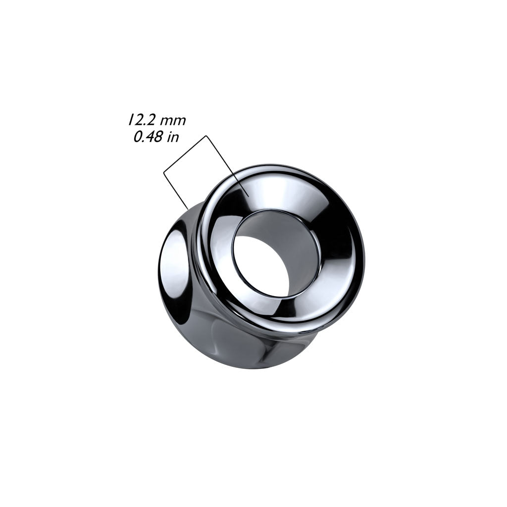 Hematit Stone Tunnel Double Flare Saddel