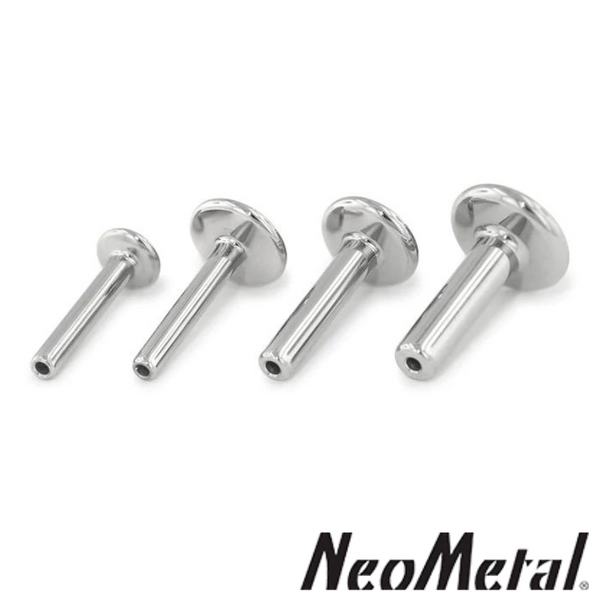 NeoMetal Titanium 14g Labret Post Threadless