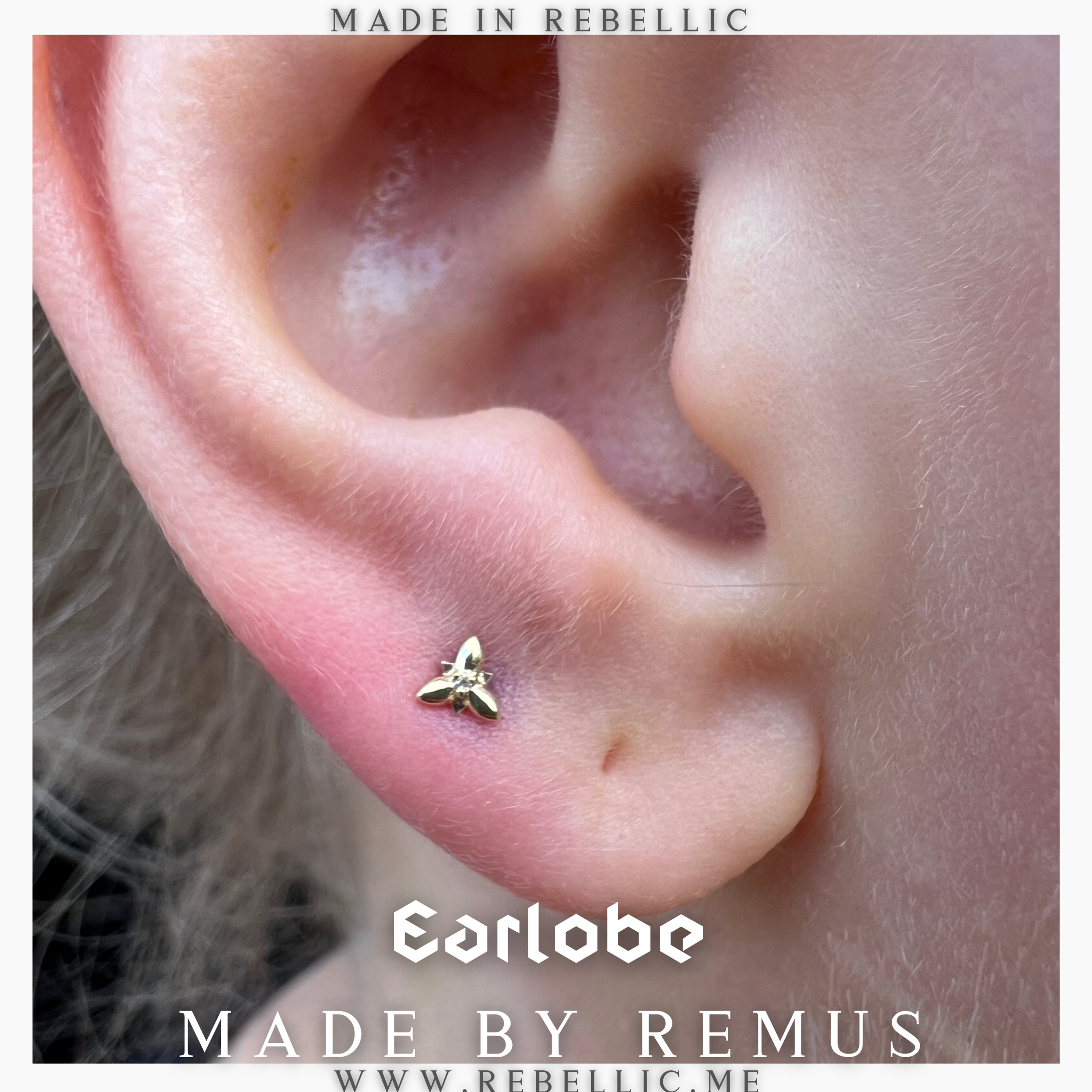 Earlobe piercing