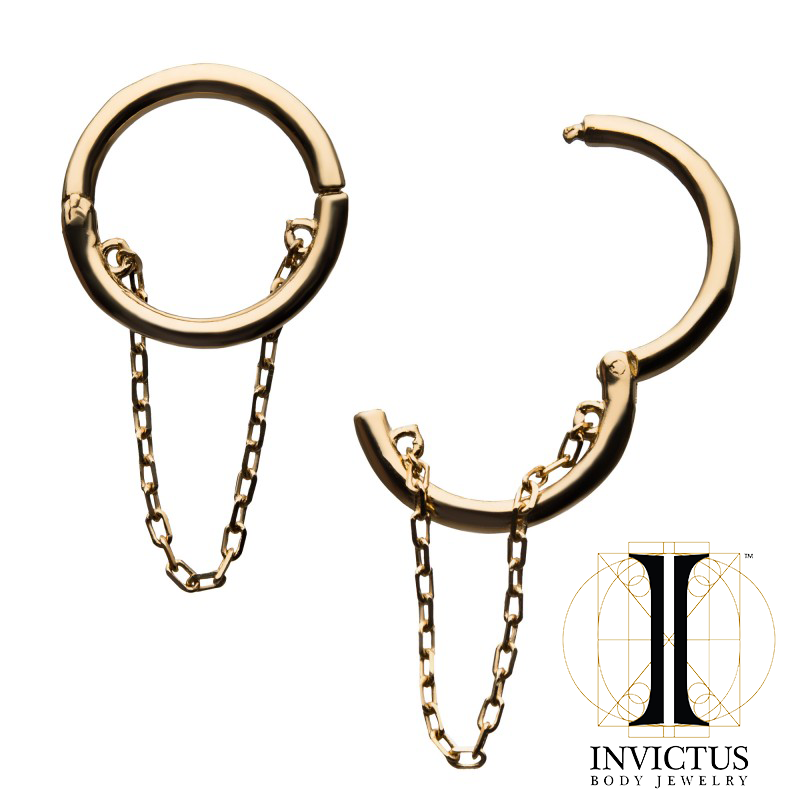 14kt Chain Hinged Segment Ring - REBELLIC