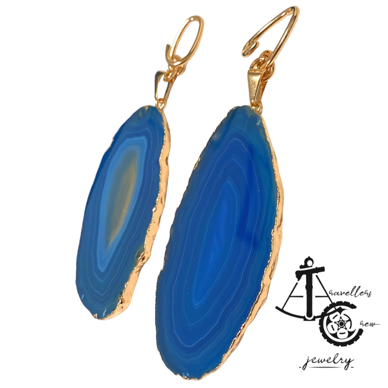Øreringe med AGATE (par)