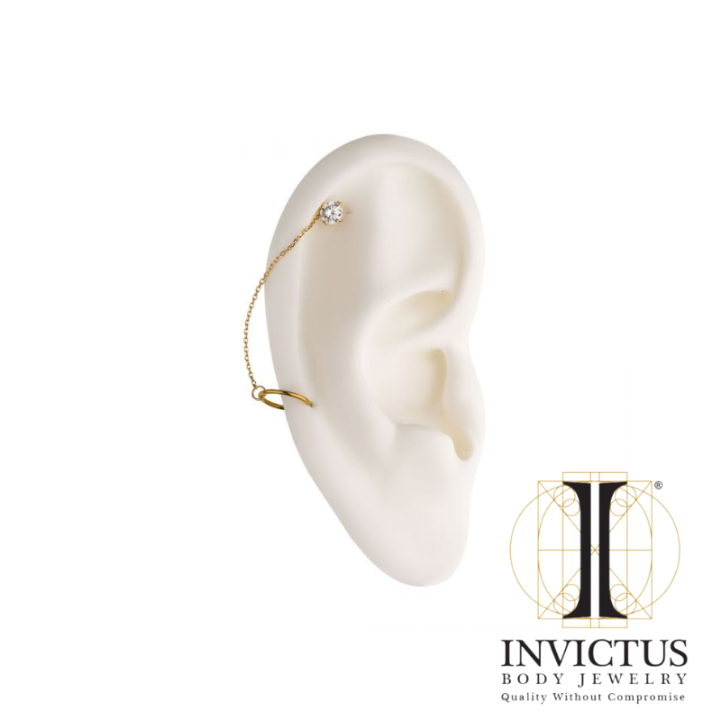 14 kt gold chain