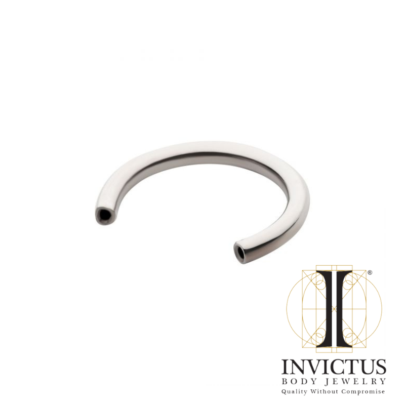 16g Threadless Titanium Circular Barbell