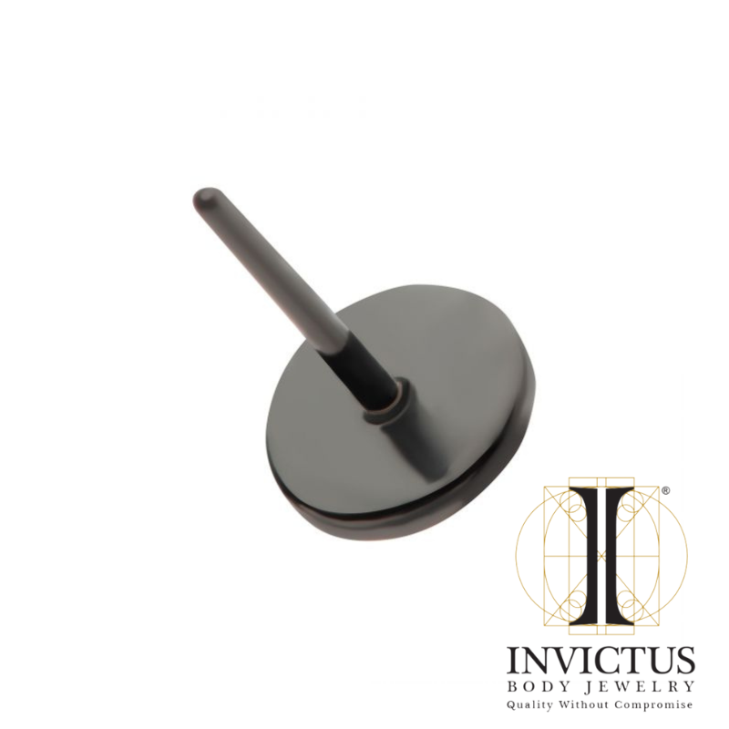 Black PVD Titanium Hammered Disk Top