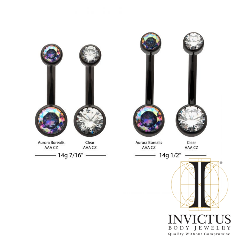 14g Internally Threaded Titanium Barbell