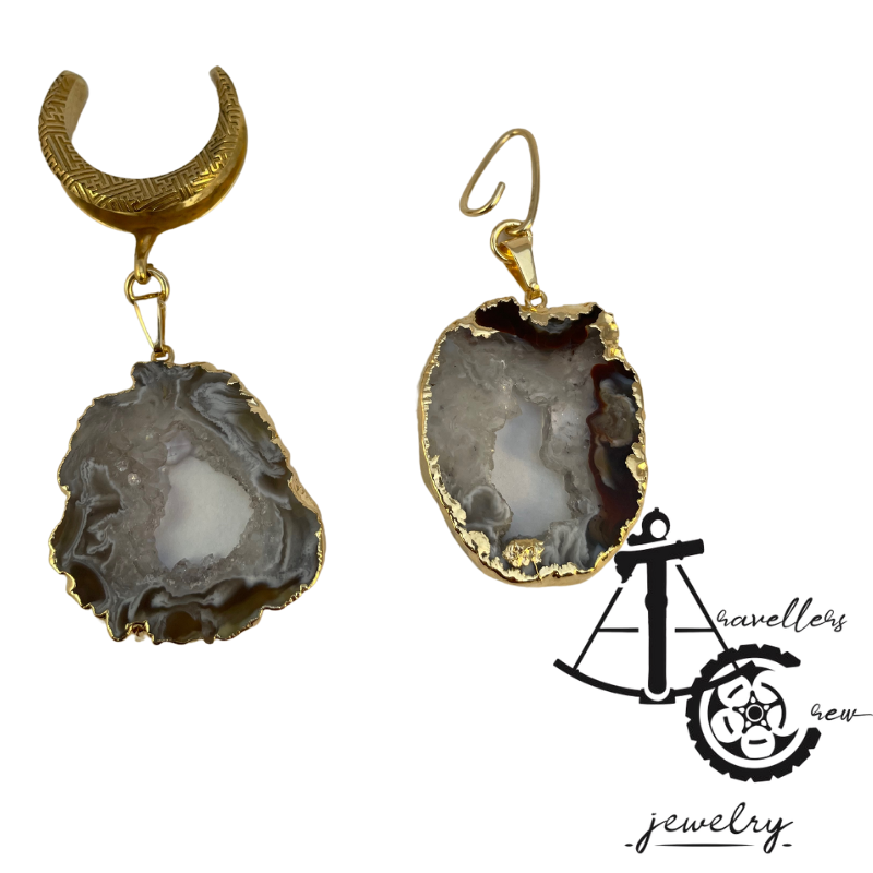 Bøjler med AGATE (par)