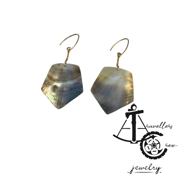 Earrings with Mother of Pearl (Pair)