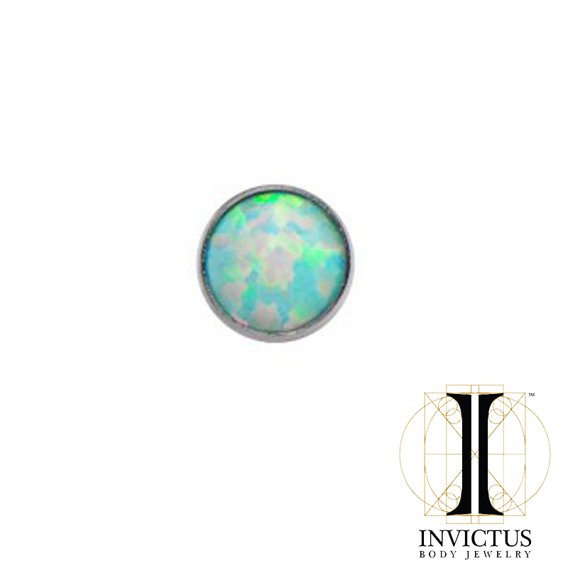 14g Titanium Bezel Opal Ends - REBELLIC