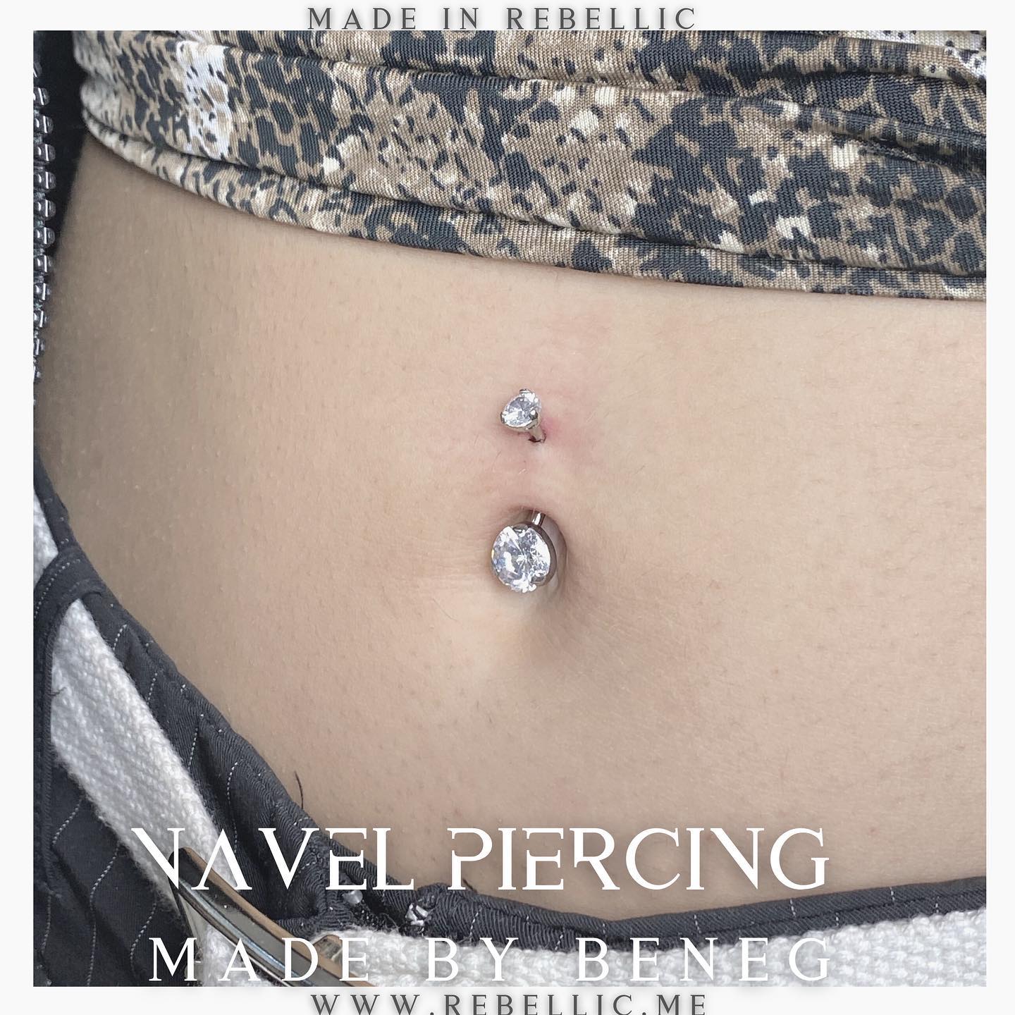 Navel piercing - REBELLIC