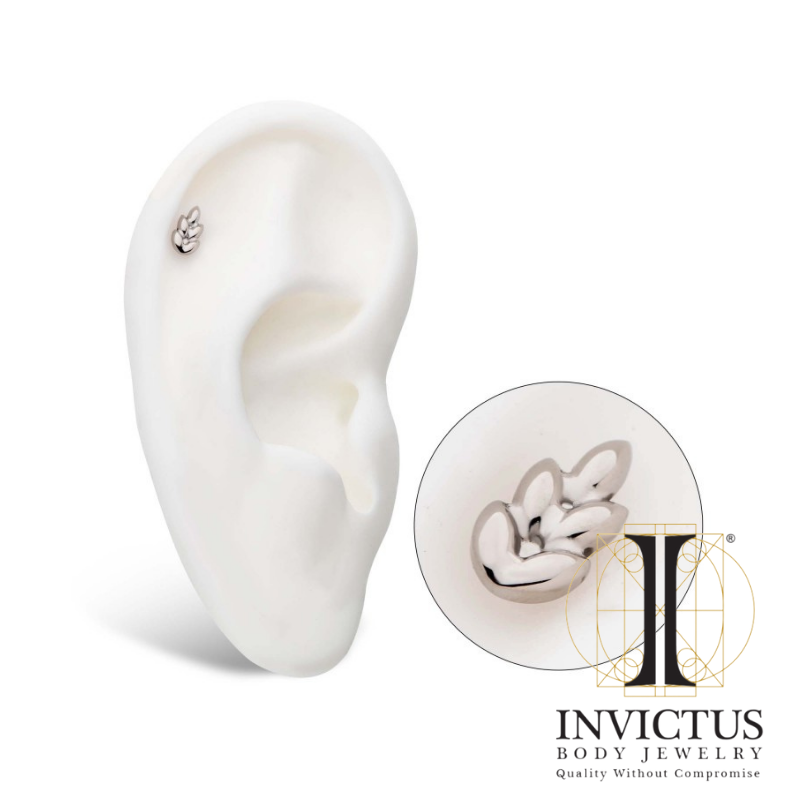 Titanium Internally Threaded & Threadless Leaf Ends