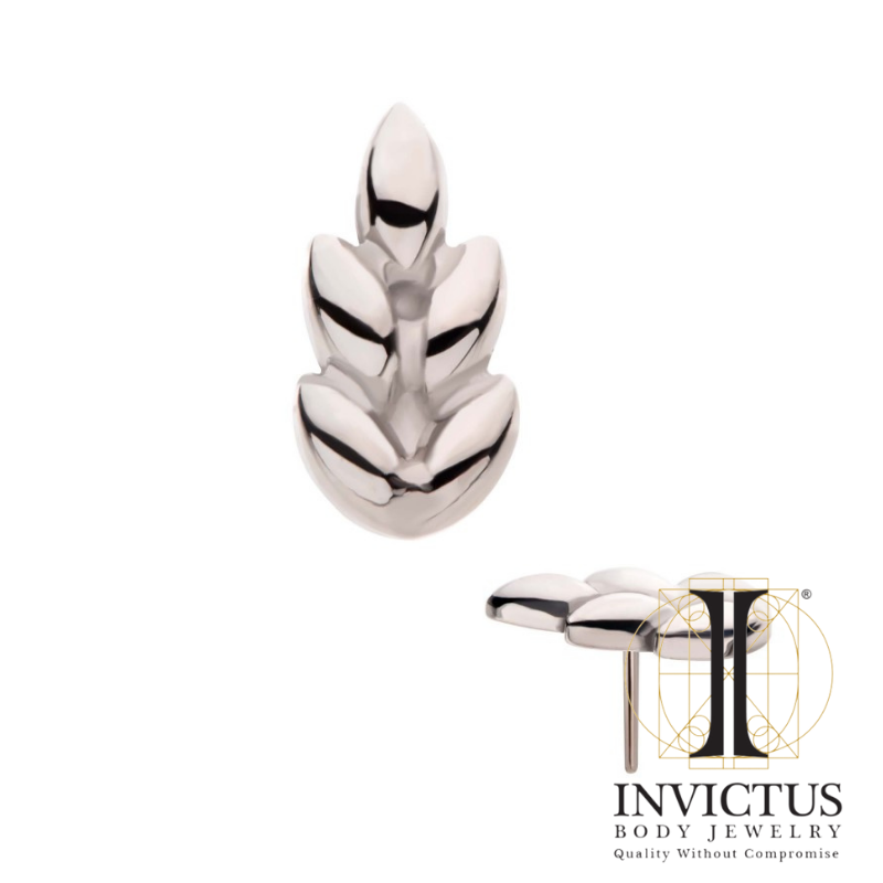 Titanium Internally Threaded & Threadless Leaf Ends