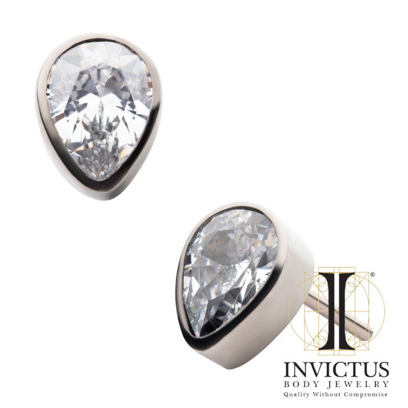 Titanium Pear Shape Ends