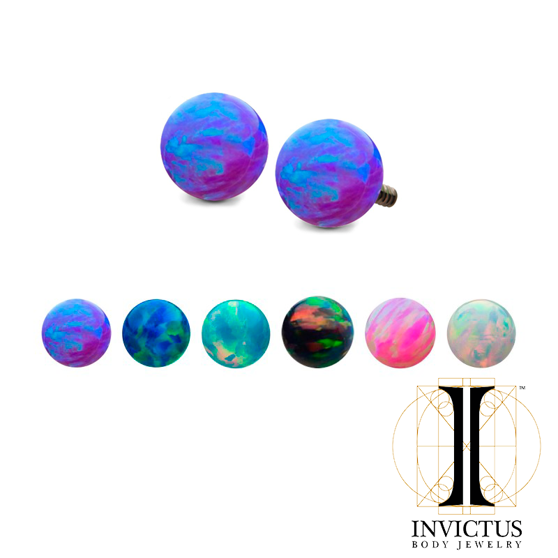 16g Synthetic Opal Threaded Tops - REBELLIC