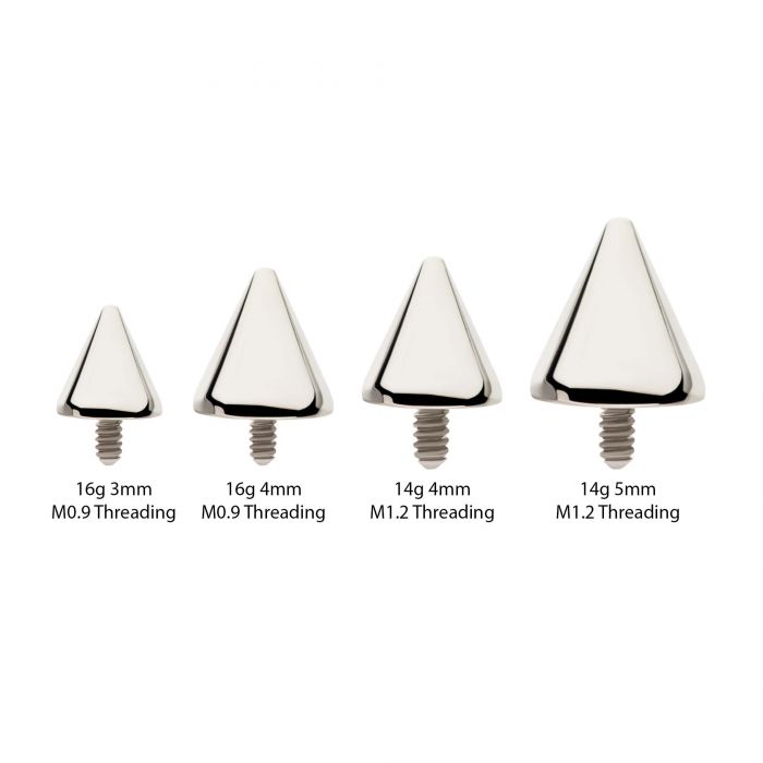 Titanium Internally Threaded Spike Top